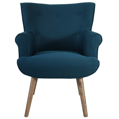 Cloud Upholstered Armchair, Fabric, Navy Blue 13883