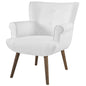Cloud Upholstered Armchair, Fabric, White 13887