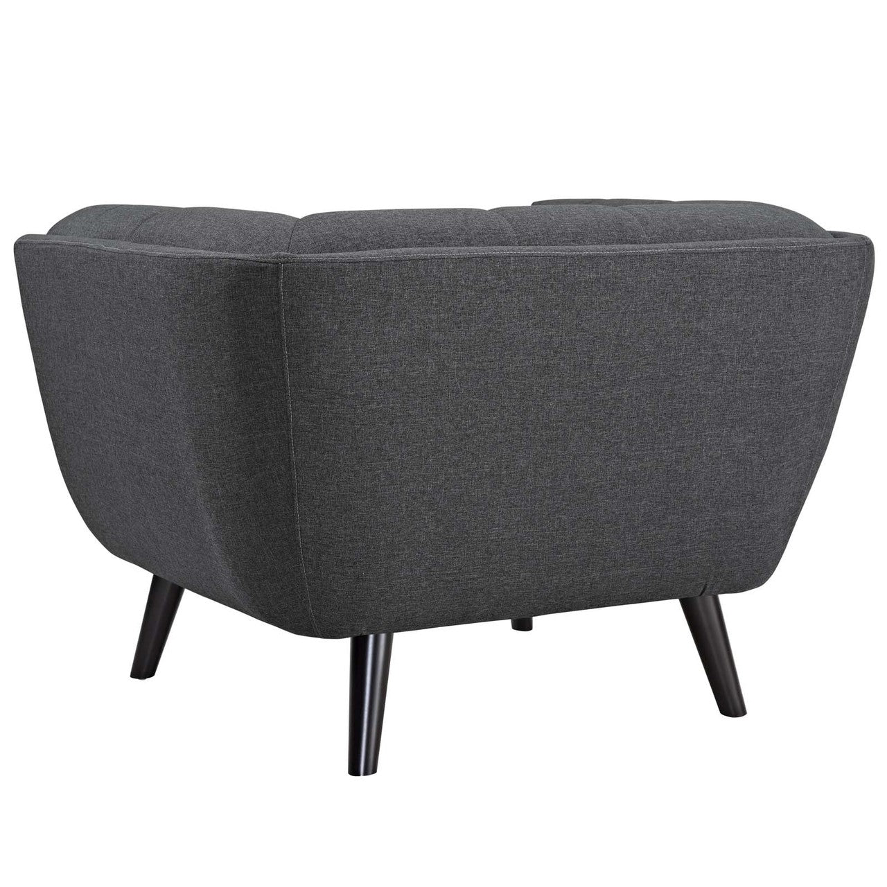 Bestow 2 Piece Upholstered Fabric Armchair Set, Fabric, Grey Gray 13972