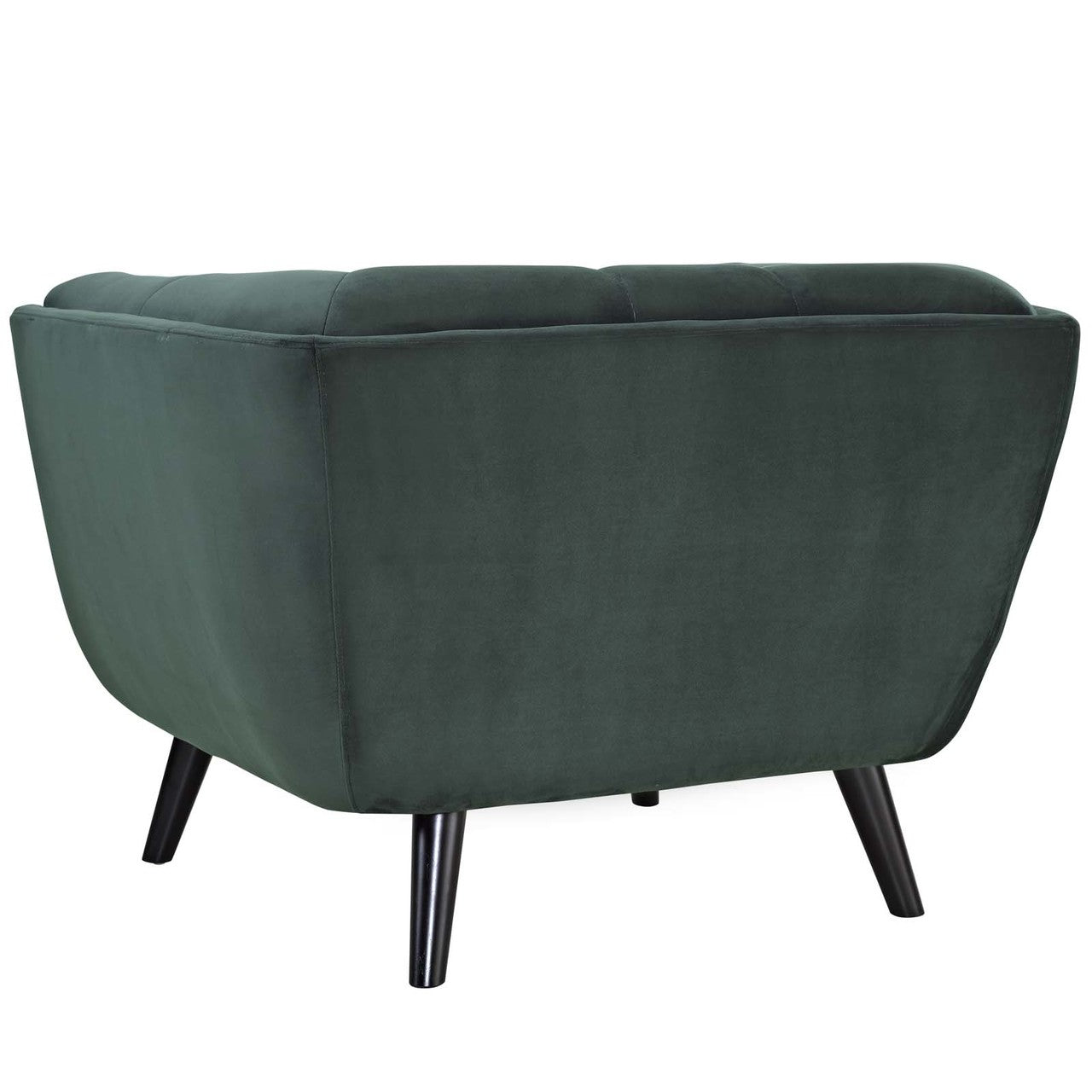 Bestow 2 Piece Velvet Armchair Set, Velvet Fabric, Green 13974