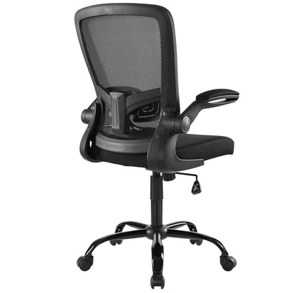 Exceed Mesh Office Chair, Wood, Black 15020