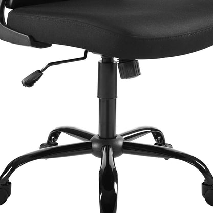 Exceed Mesh Office Chair, Wood, Black 15020