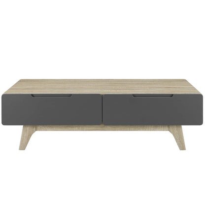 Origin 47" Coffee Table, Wood, Grey Gray Natural 15290