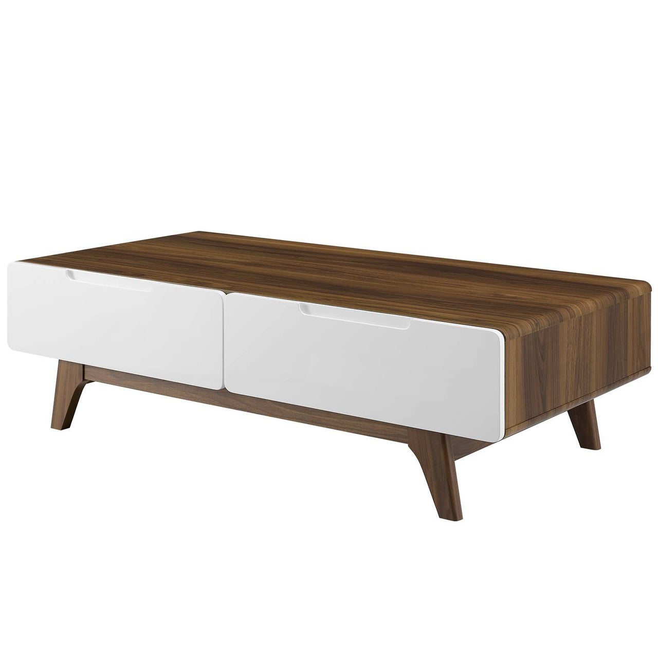 Origin 47" Coffee Table, Wood, Natural Brown White 15291