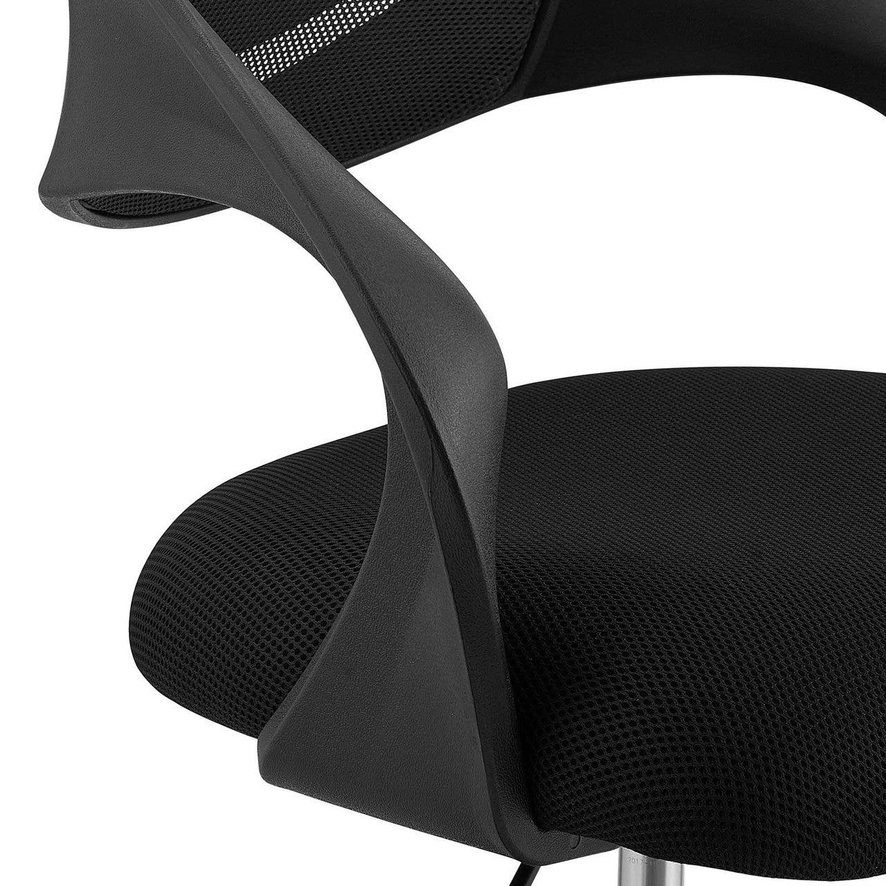 Thrive Mesh Drafting Chair, Fabric, Black 14063