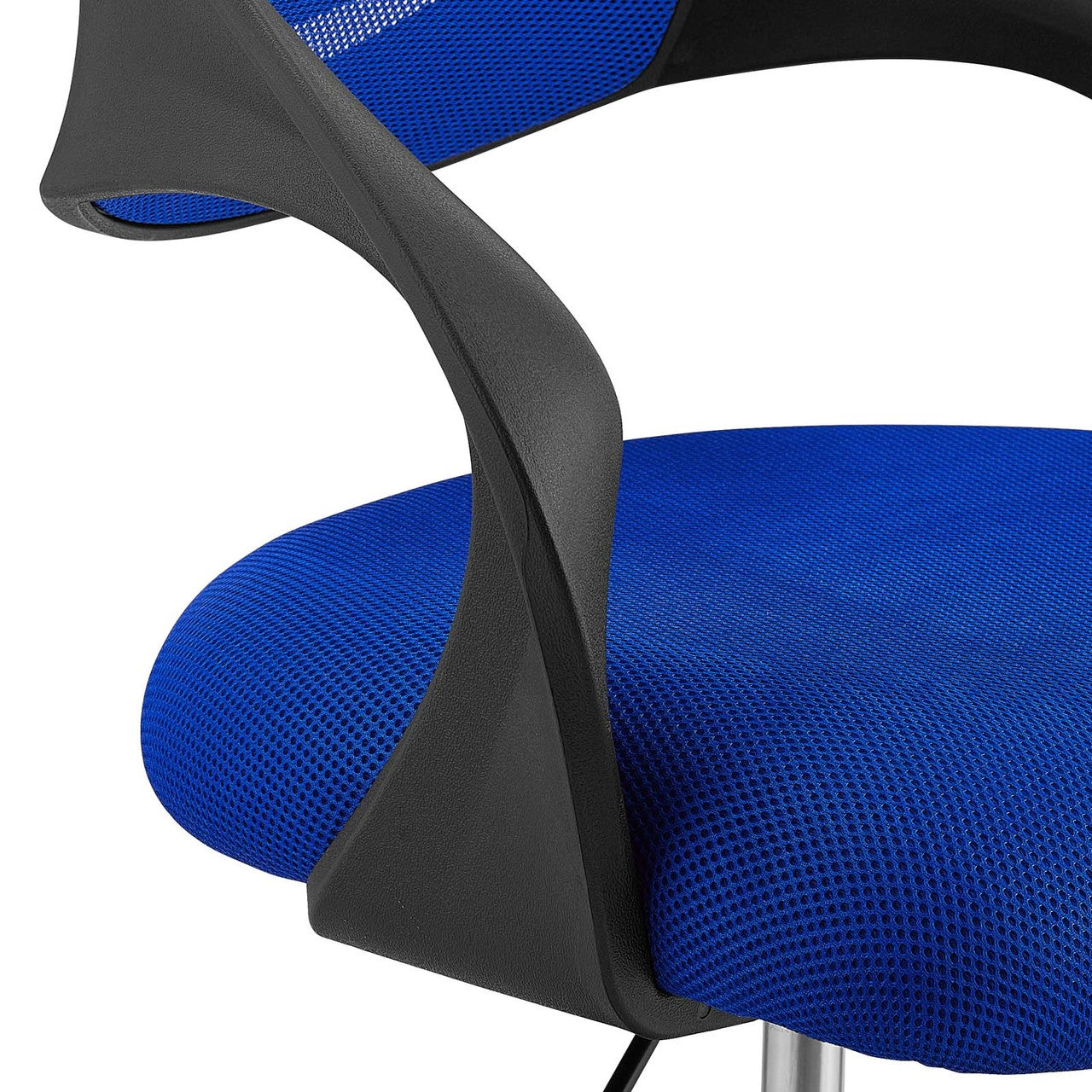 Thrive Mesh Drafting Chair, Fabric, Blue 14064