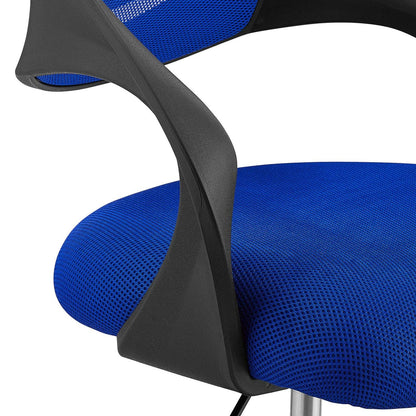 Thrive Mesh Drafting Chair, Fabric, Blue 14064