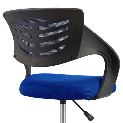 Thrive Mesh Drafting Chair, Fabric, Blue 14064
