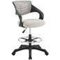 Thrive Mesh Drafting Chair, Fabric, Grey Gray 14065