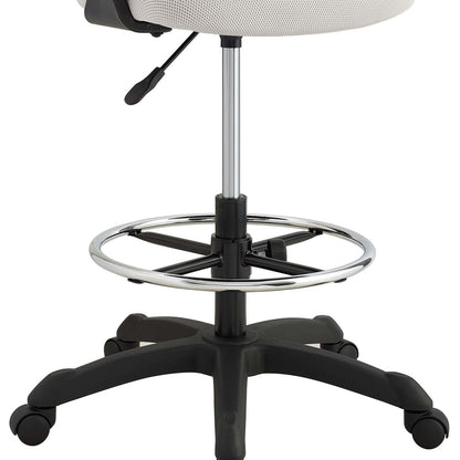 Thrive Mesh Drafting Chair, Fabric, Grey Gray 14065