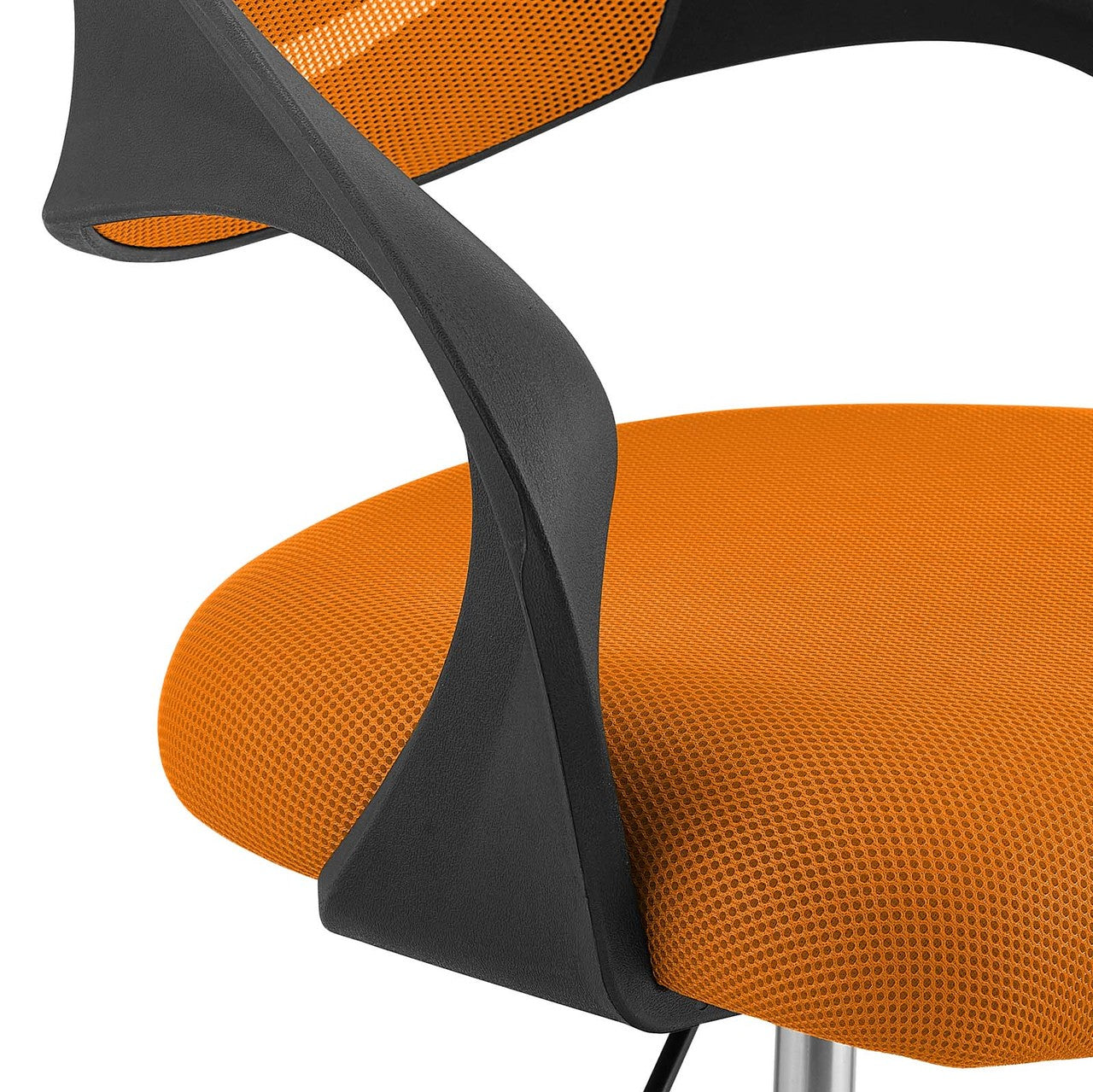 Thrive Mesh Drafting Chair, Fabric, Orange 14066