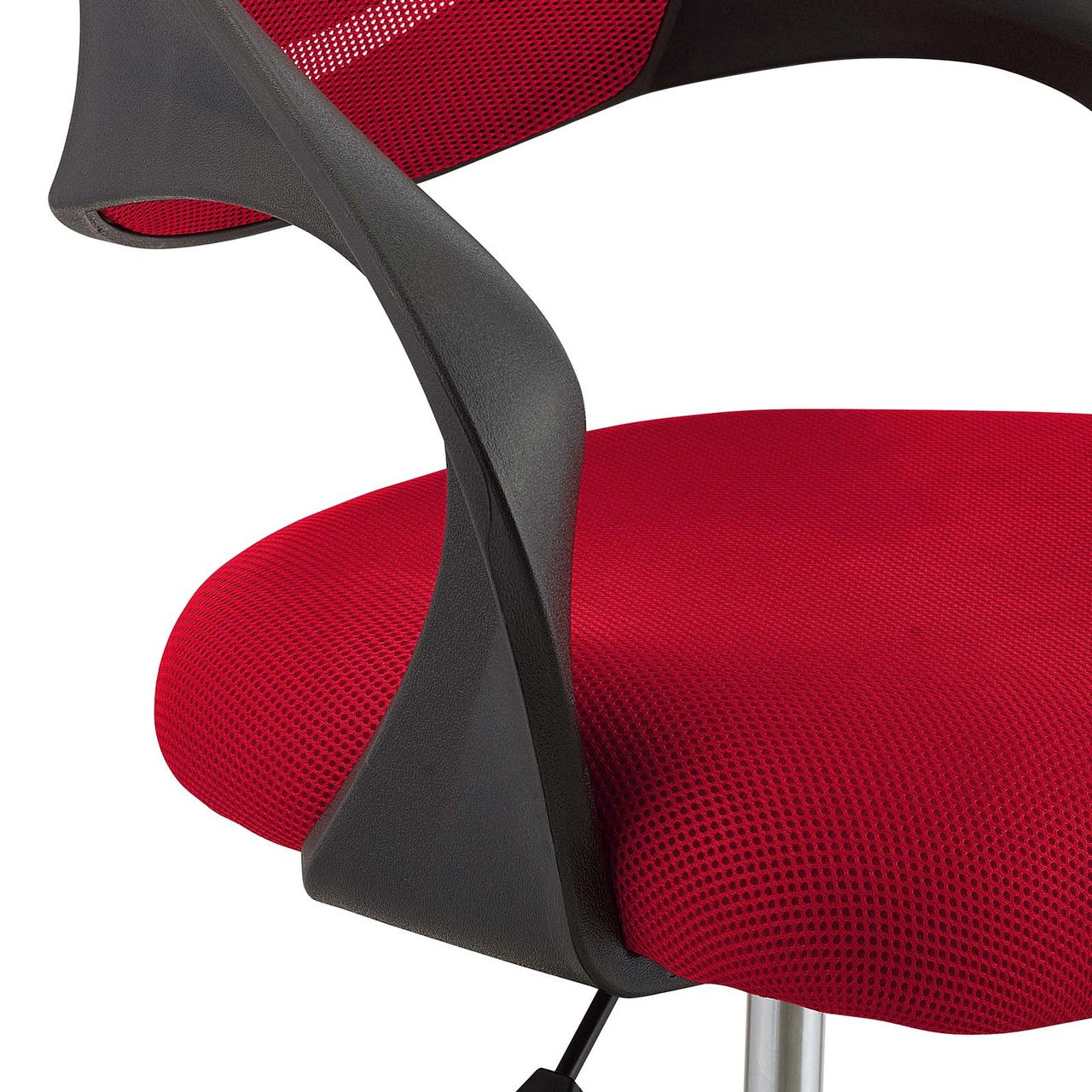 Thrive Mesh Drafting Chair, Fabric, Red 14067