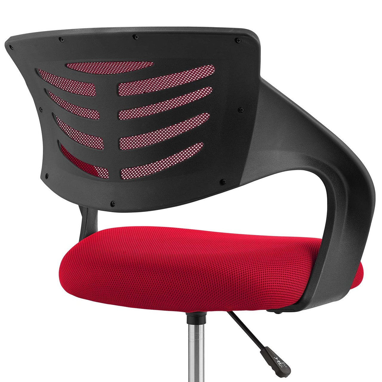Thrive Mesh Drafting Chair, Fabric, Red 14067