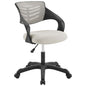 Thrive Mesh Office Chair, Fabric, Grey Gray 14070