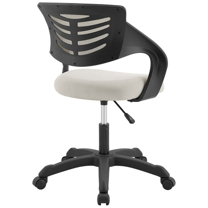 Thrive Mesh Office Chair, Fabric, Grey Gray 14070