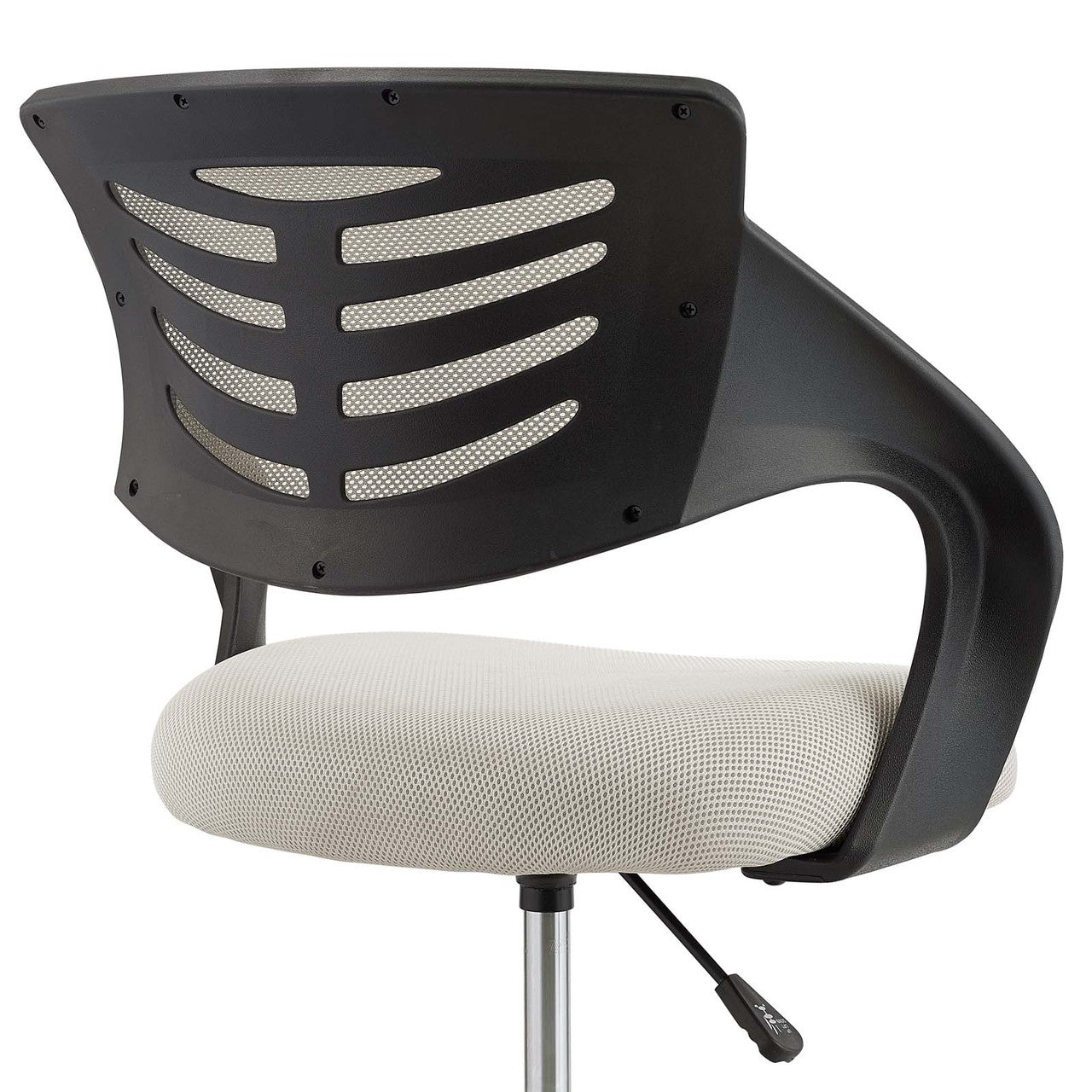 Thrive Mesh Office Chair, Fabric, Grey Gray 14070