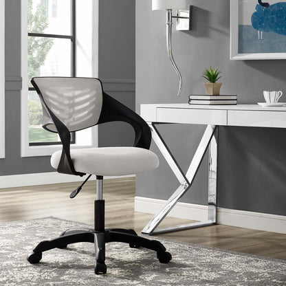 Thrive Mesh Office Chair, Fabric, Grey Gray 14070