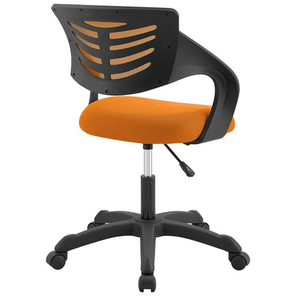 Thrive Mesh Office Chair, Fabric, Orange 14071