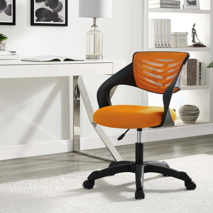 Thrive Mesh Office Chair, Fabric, Orange 14071