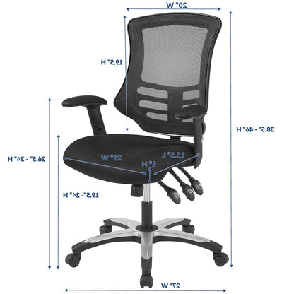 Calibrate Mesh Office Chair, Fabric, Black 14073
