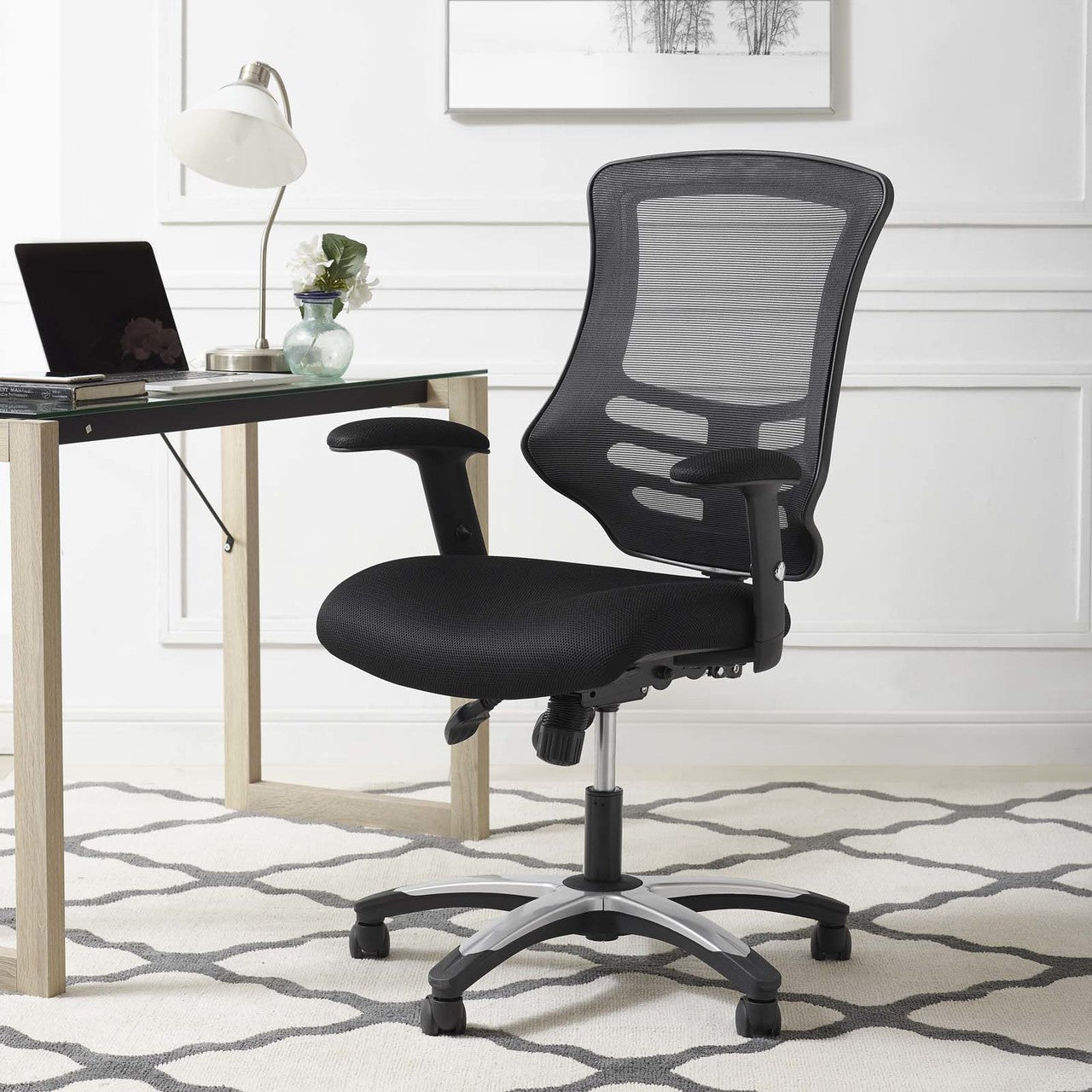 Calibrate Mesh Office Chair, Fabric, Black 14073