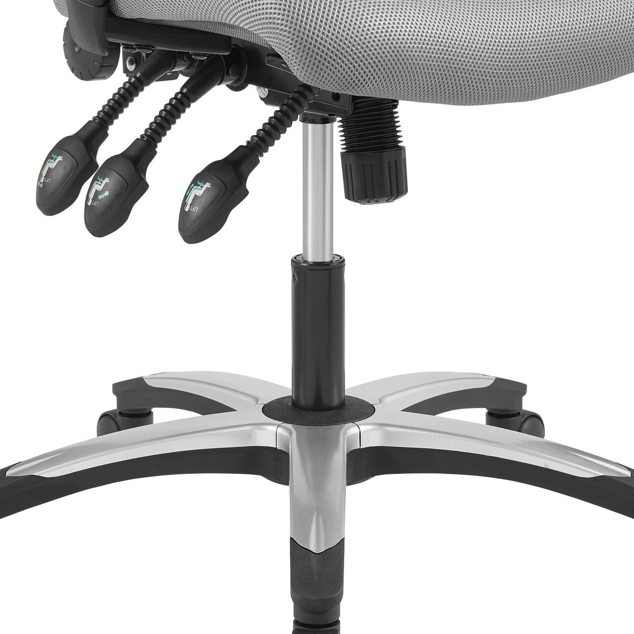 Calibrate Mesh Office Chair, Fabric, Grey Gray 14074
