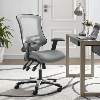 Calibrate Mesh Office Chair, Fabric, Grey Gray 14074