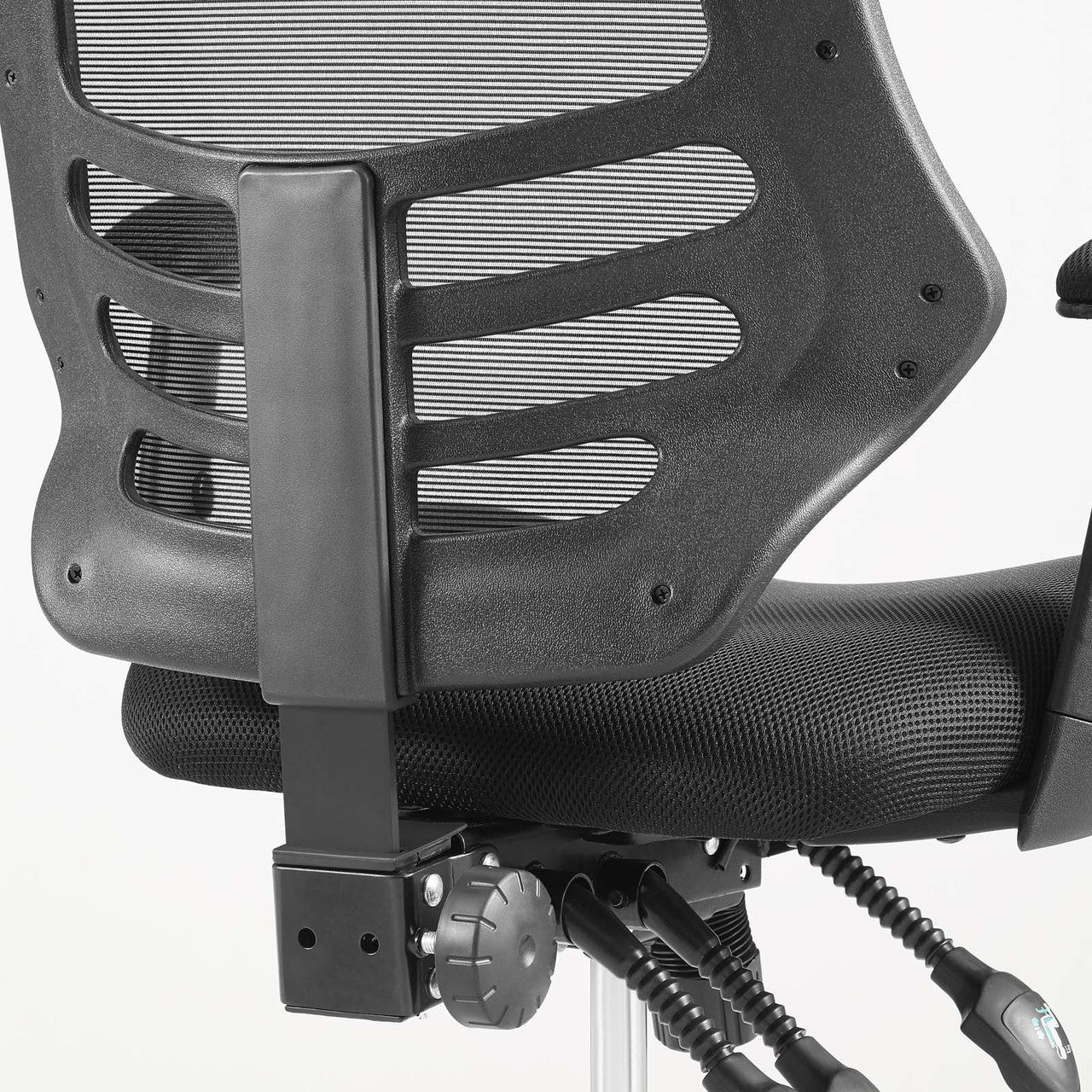 Calibrate Mesh Drafting Chair, Fabric, Black 14075