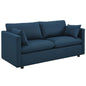 Activate Upholstered Fabric Sofa, Fabric, Navy Blue 15021