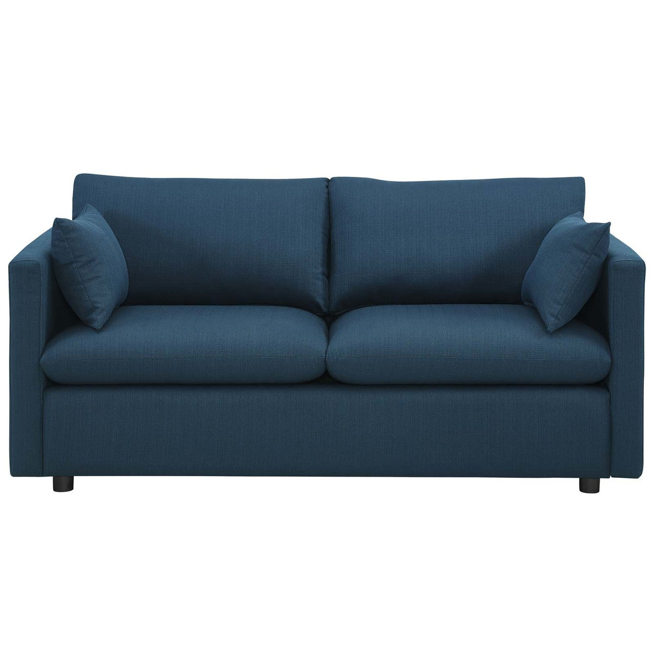 Activate Upholstered Fabric Sofa, Fabric, Navy Blue 15021
