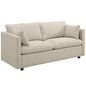 Activate Upholstered Fabric Sofa, Fabric, Beige 15022
