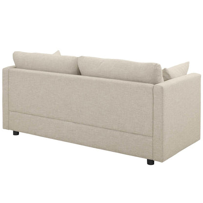 Activate Upholstered Fabric Sofa, Fabric, Beige 15022