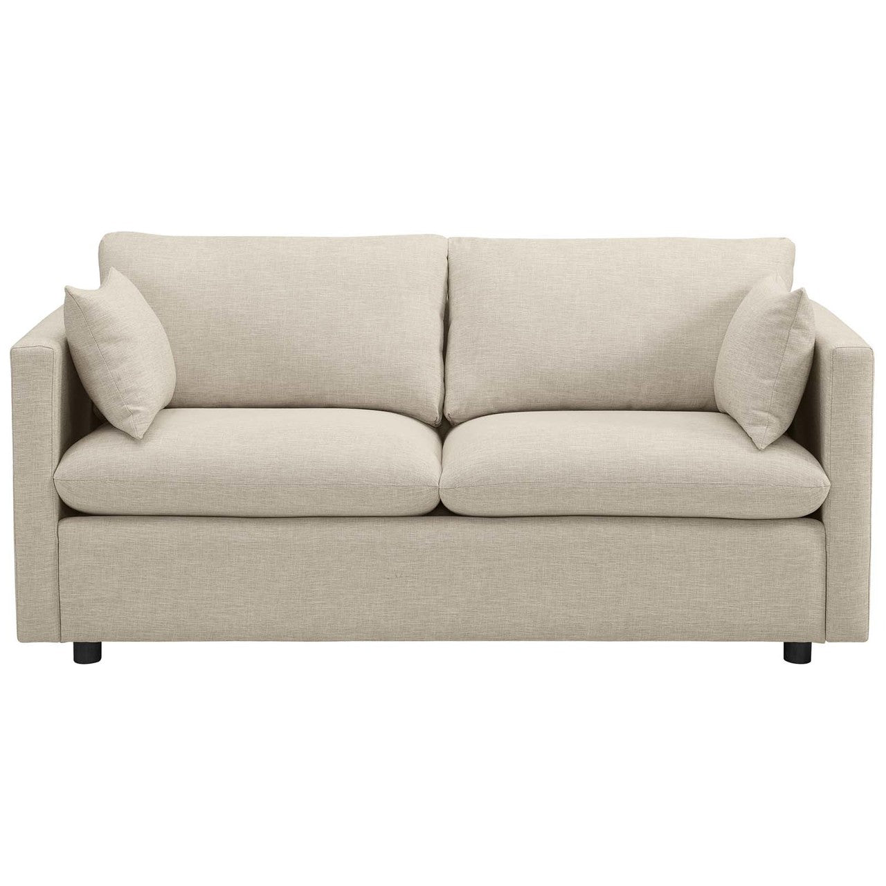 Activate Upholstered Fabric Sofa, Fabric, Beige 15022