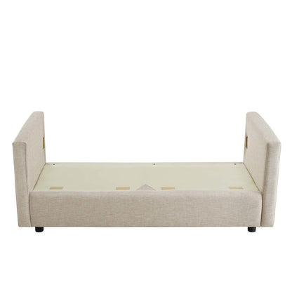 Activate Upholstered Fabric Sofa, Fabric, Beige 15022