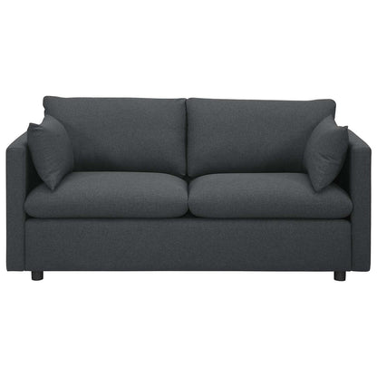 Activate Upholstered Fabric Sofa, Fabric, Grey Gray 15023