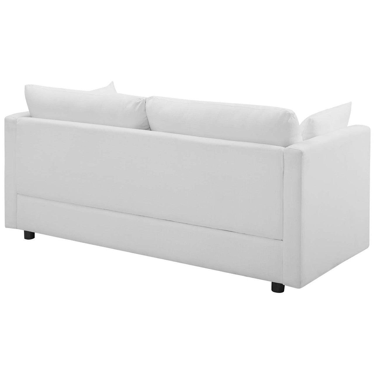 Activate Upholstered Fabric Sofa, Fabric, White 15026