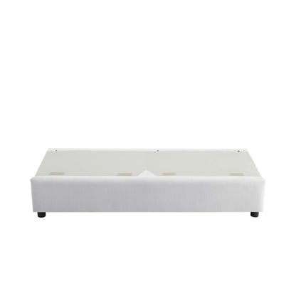 Activate Upholstered Fabric Sofa, Fabric, White 15026