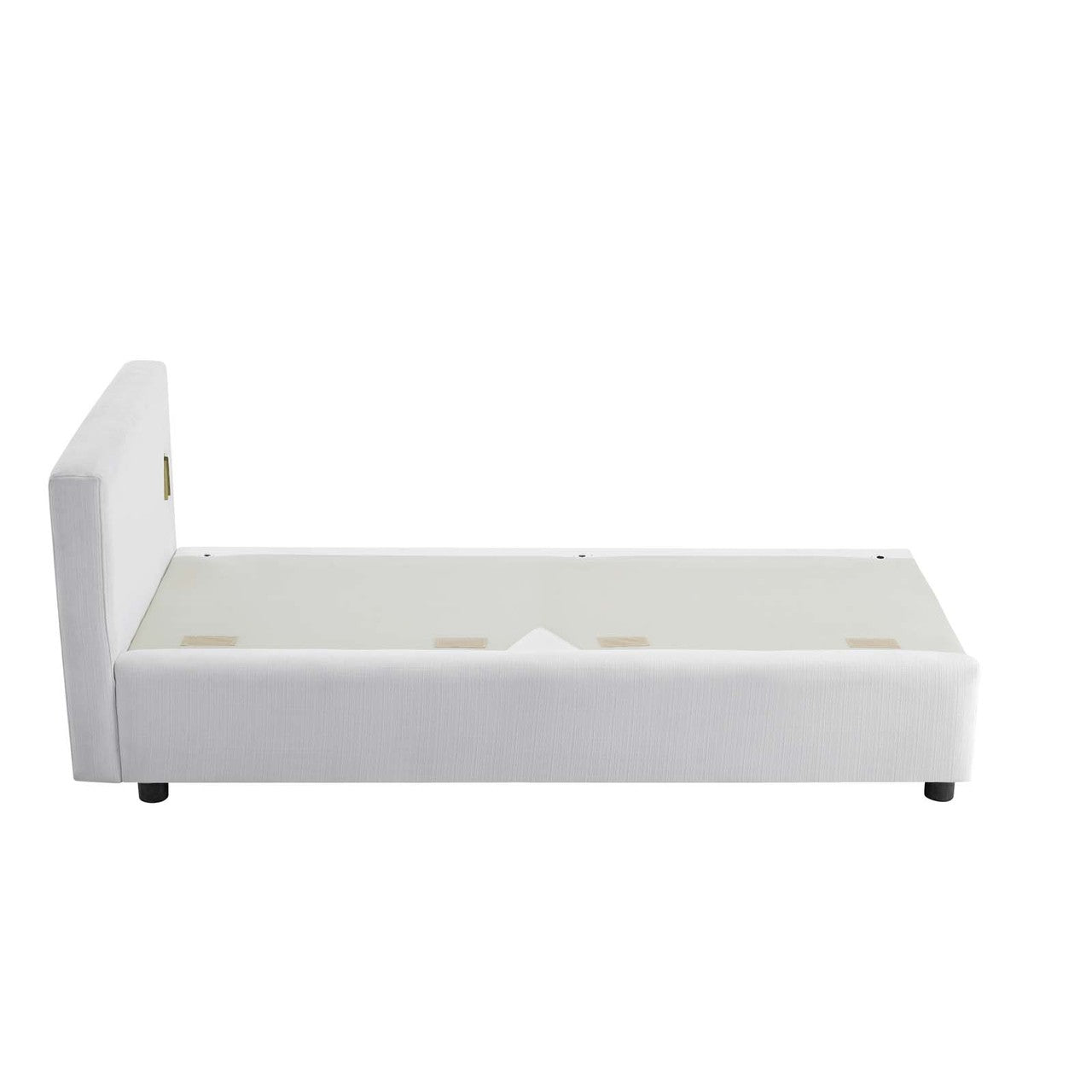 Activate Upholstered Fabric Sofa, Fabric, White 15026