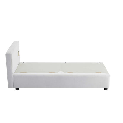 Activate Upholstered Fabric Sofa, Fabric, White 15026