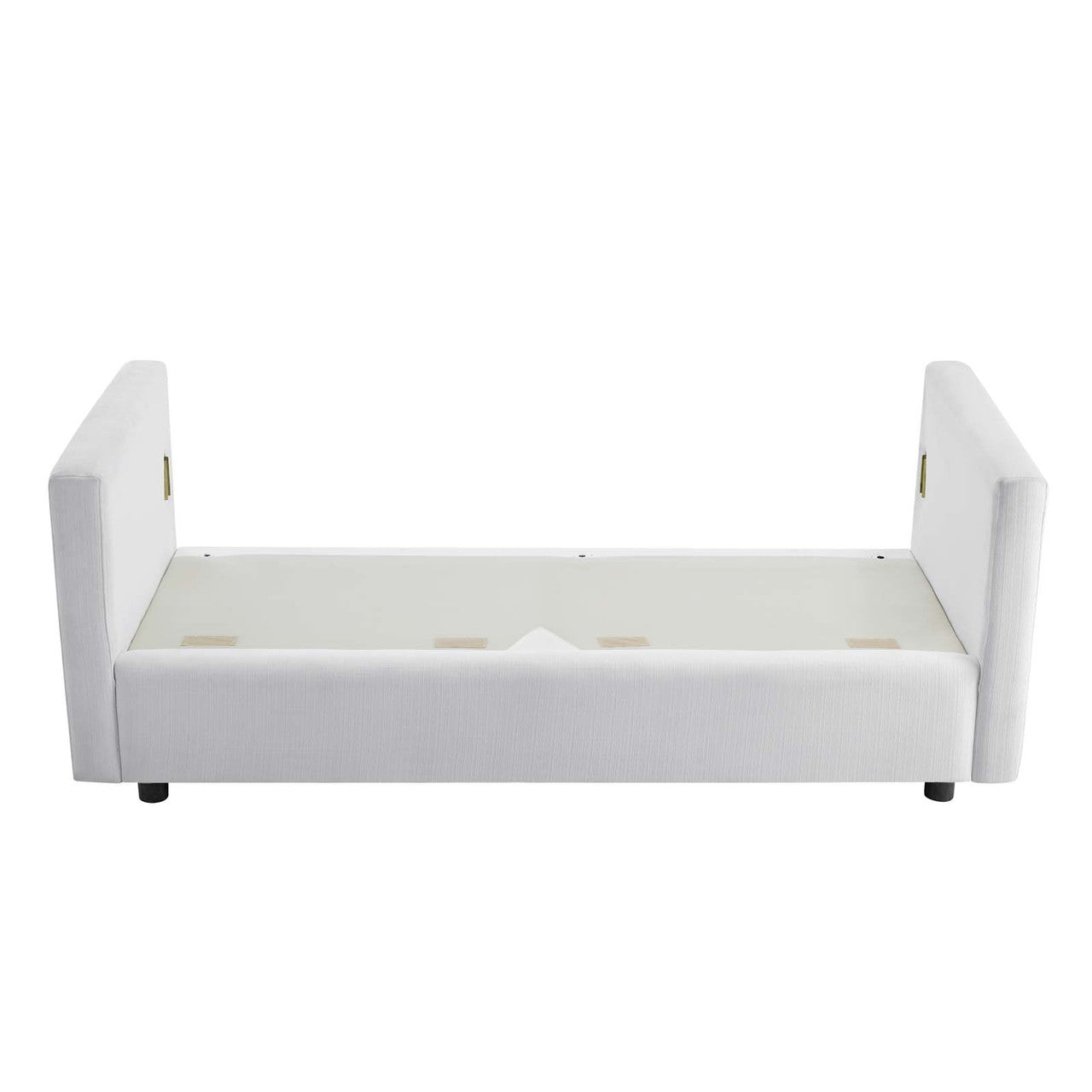 Activate Upholstered Fabric Sofa, Fabric, White 15026