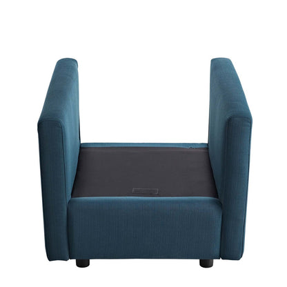 Activate Upholstered Fabric Armchair, Fabric, Navy Blue 15027