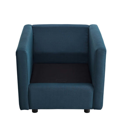 Activate Upholstered Fabric Armchair, Fabric, Navy Blue 15027