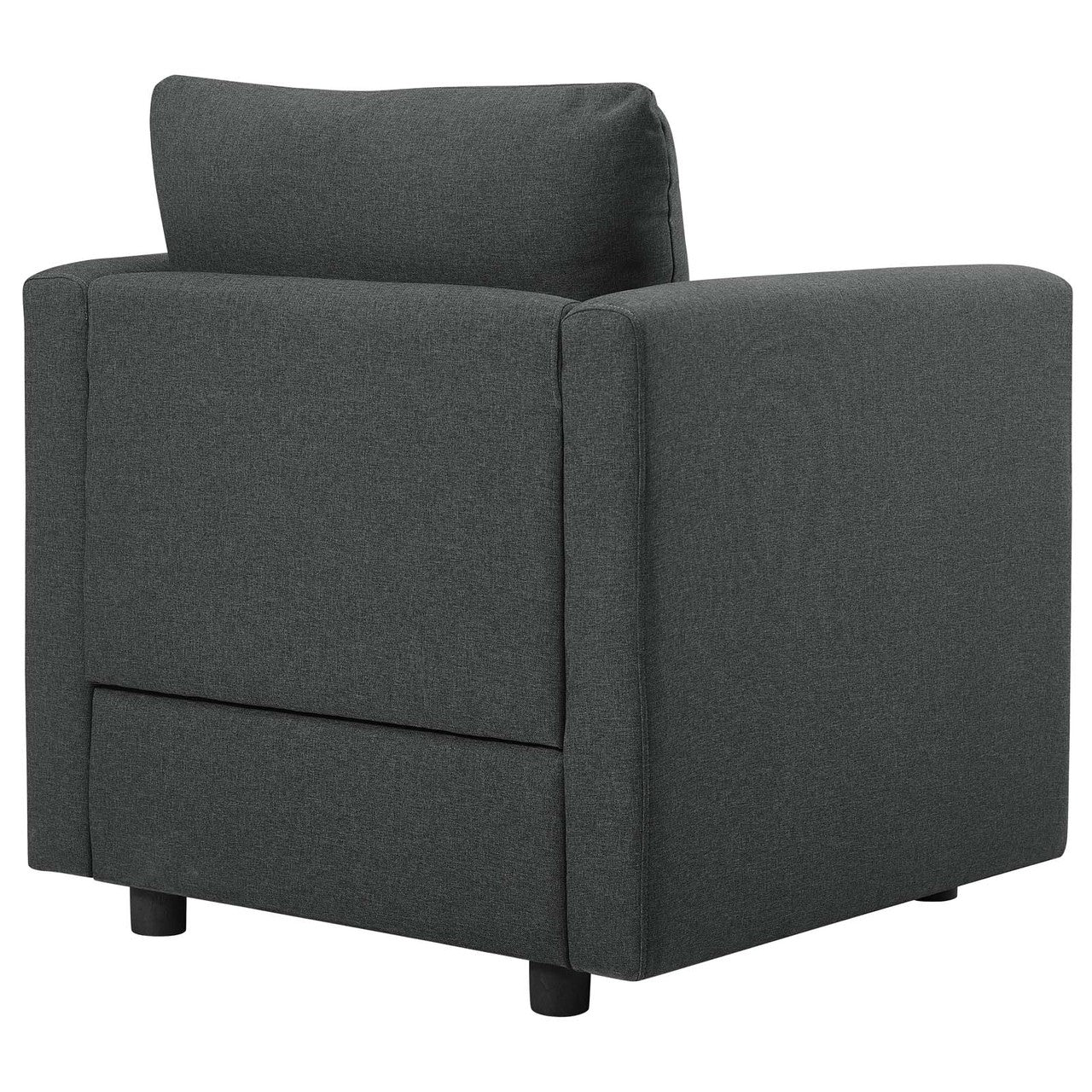 Activate Upholstered Fabric Armchair, Fabric, Grey Gray 15029