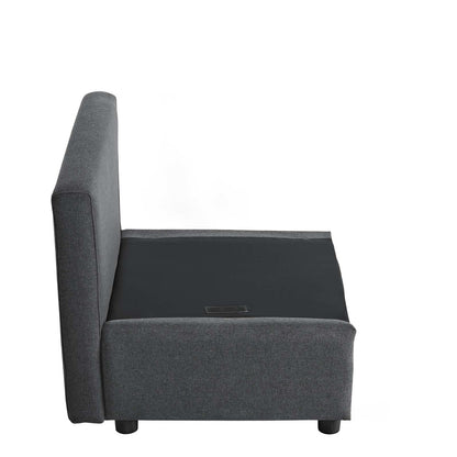 Activate Upholstered Fabric Armchair, Fabric, Grey Gray 15029