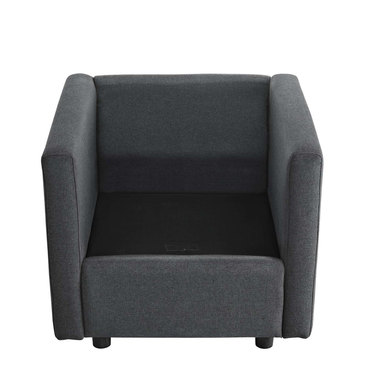 Activate Upholstered Fabric Armchair, Fabric, Grey Gray 15029