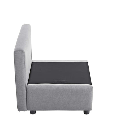 Activate Upholstered Fabric Armchair, Fabric, Light Grey Gray 15030