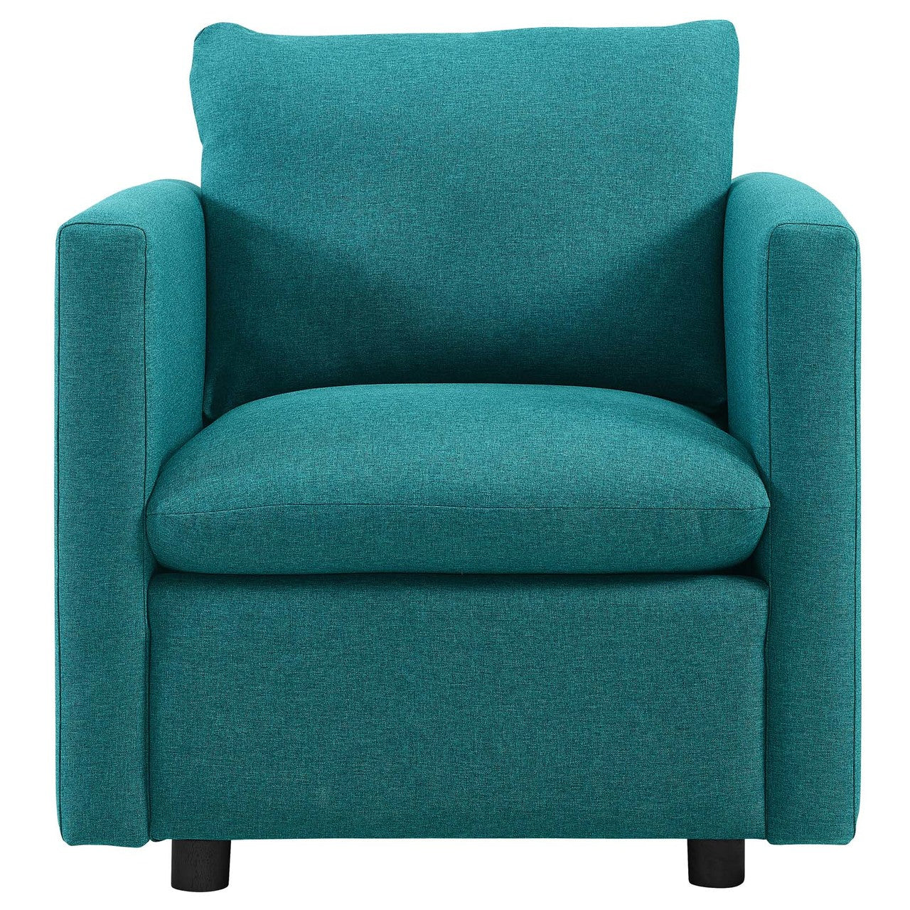 Activate Upholstered Fabric Armchair, Fabric, Aqua Blue 15031