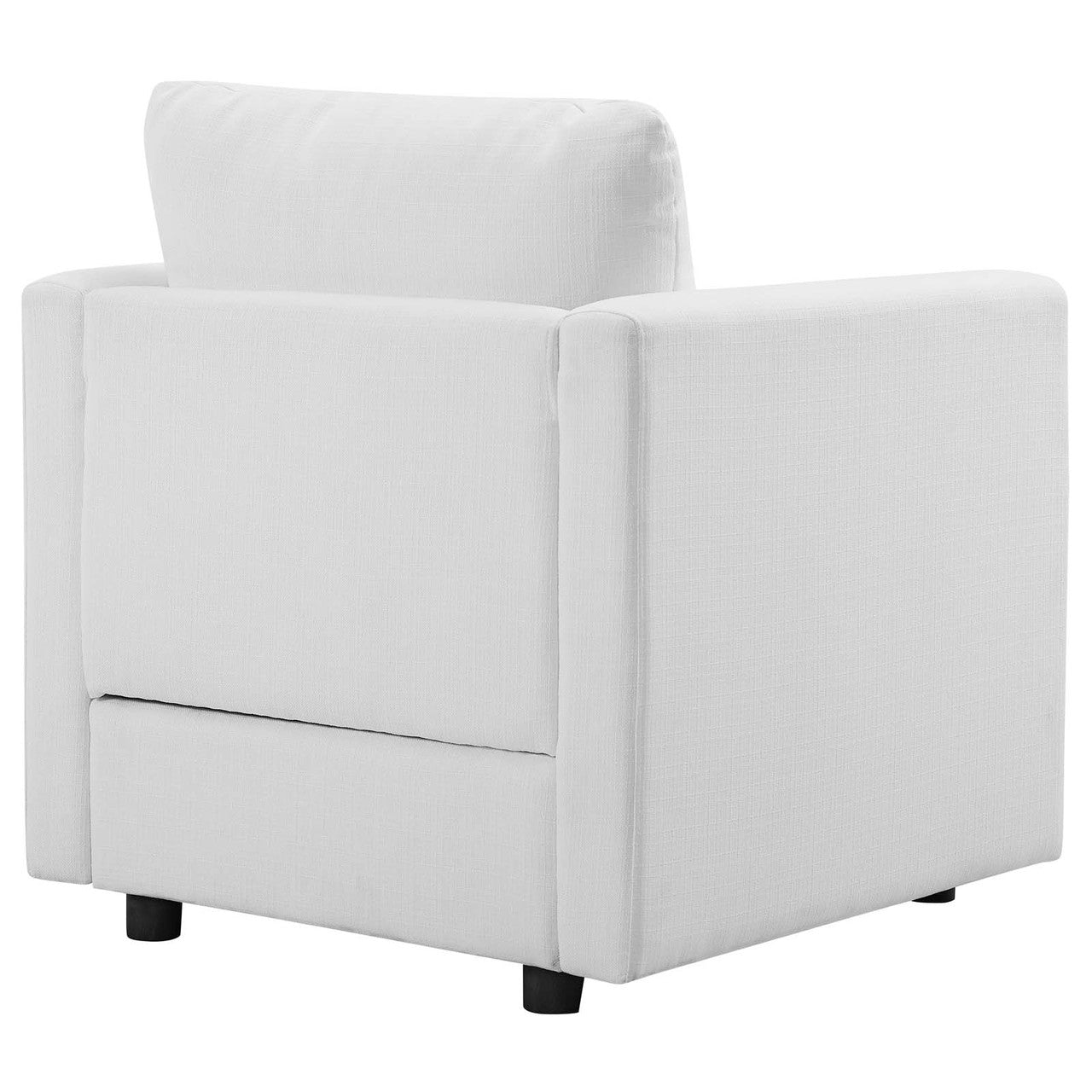 Activate Upholstered Fabric Armchair, Fabric, White 15032