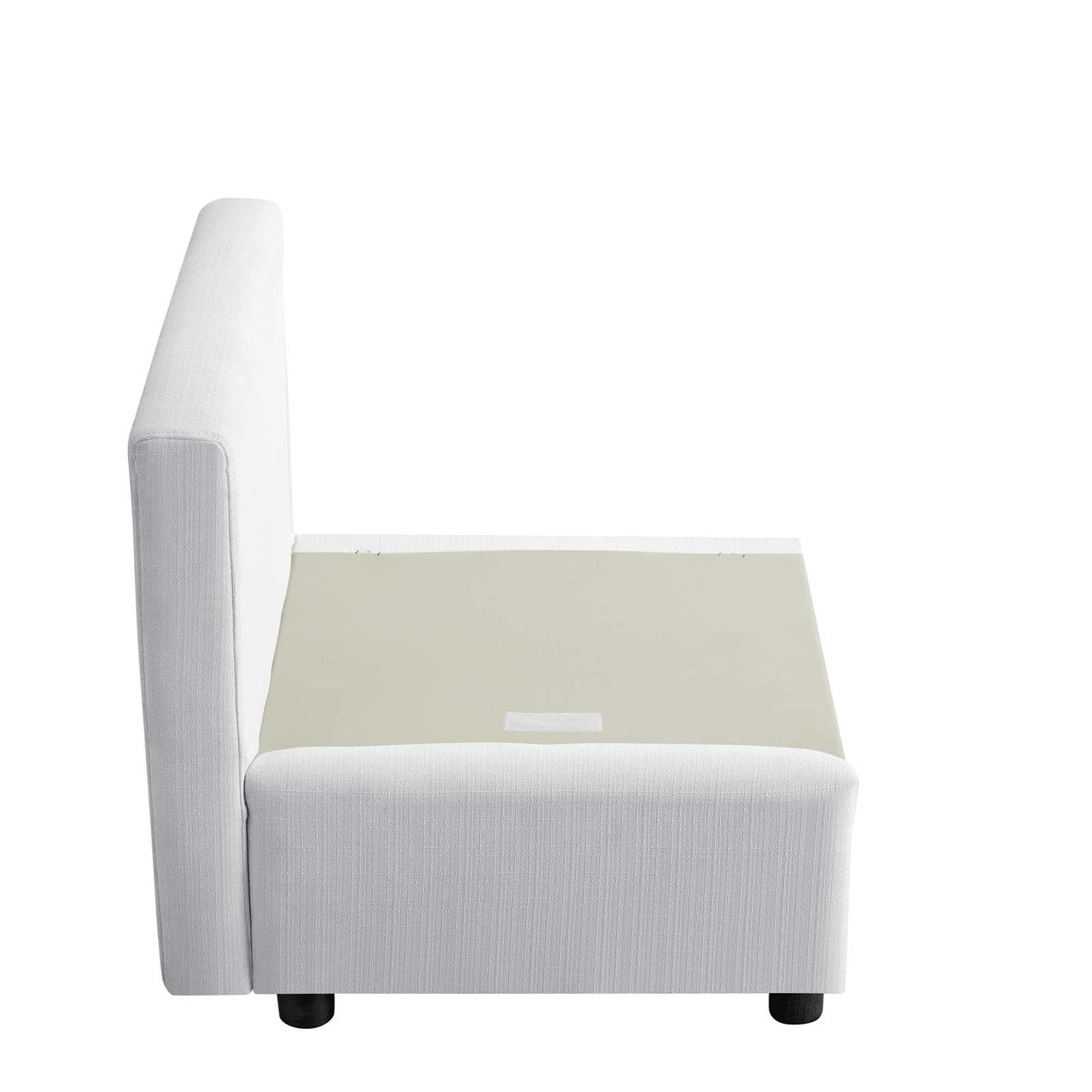 Activate Upholstered Fabric Armchair, Fabric, White 15032