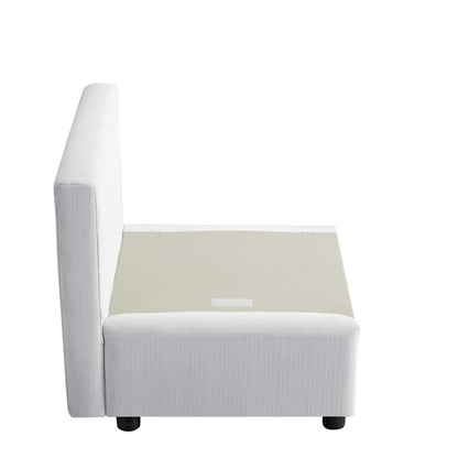Activate Upholstered Fabric Armchair, Fabric, White 15032